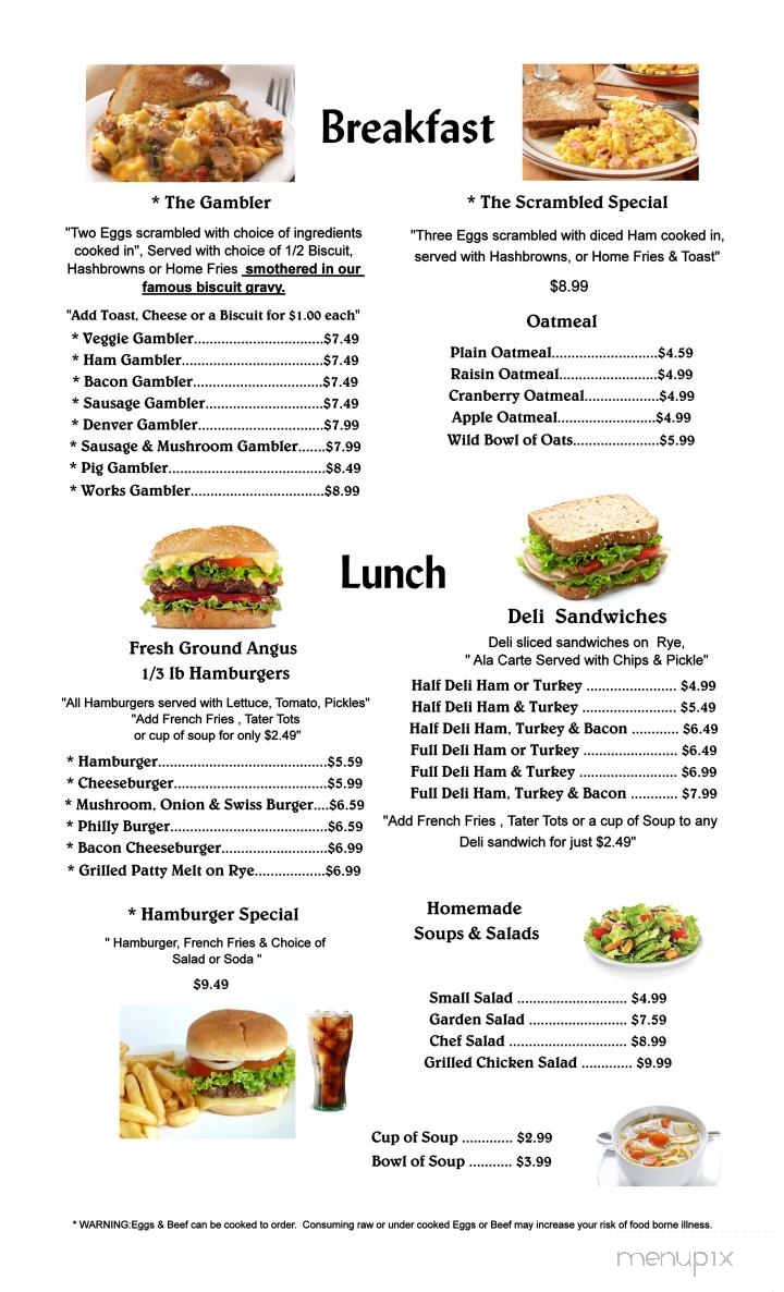 Online Menu of Two Seasons Cafe, Mesa, AZ