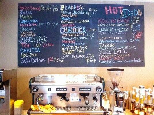 hot shots coffee menu
