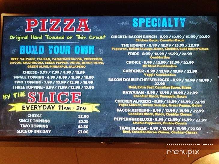 Menu of Rounders Pizza in Tyler, TX 75701