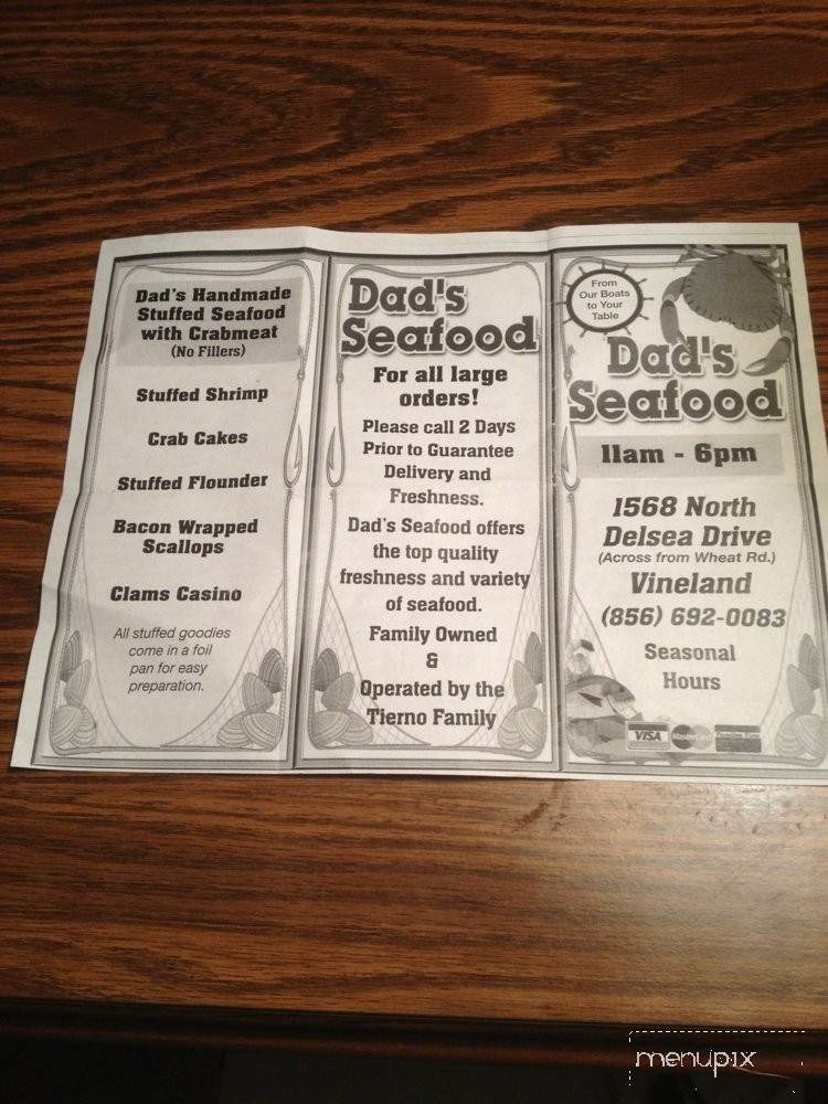 /380341177/Dad-s-Seafood-Vineland-NJ - Vineland, NJ