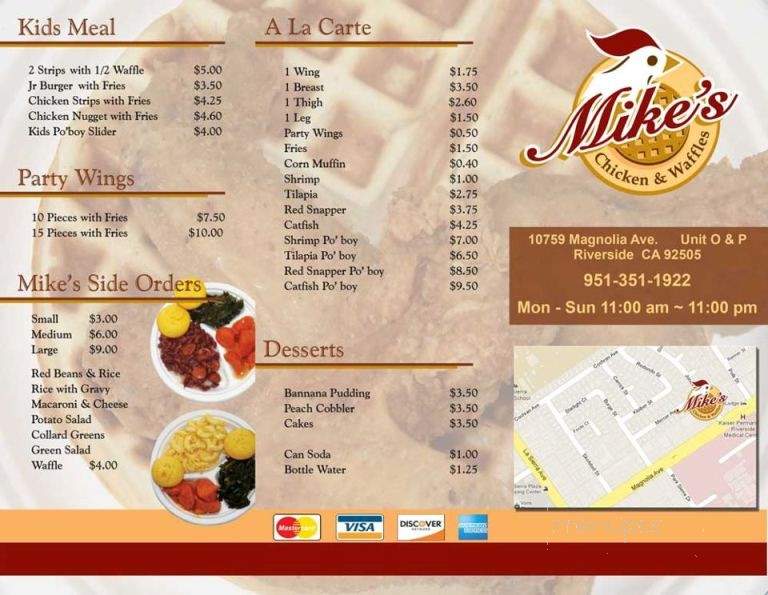 /250234407/Mikes-Chicken-and-Waffles-Riverside-CA - Riverside, CA