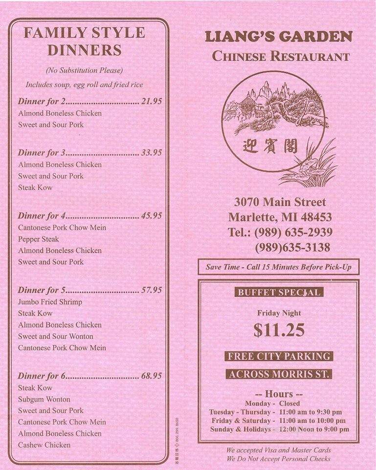 pearl liang chinese new year menu