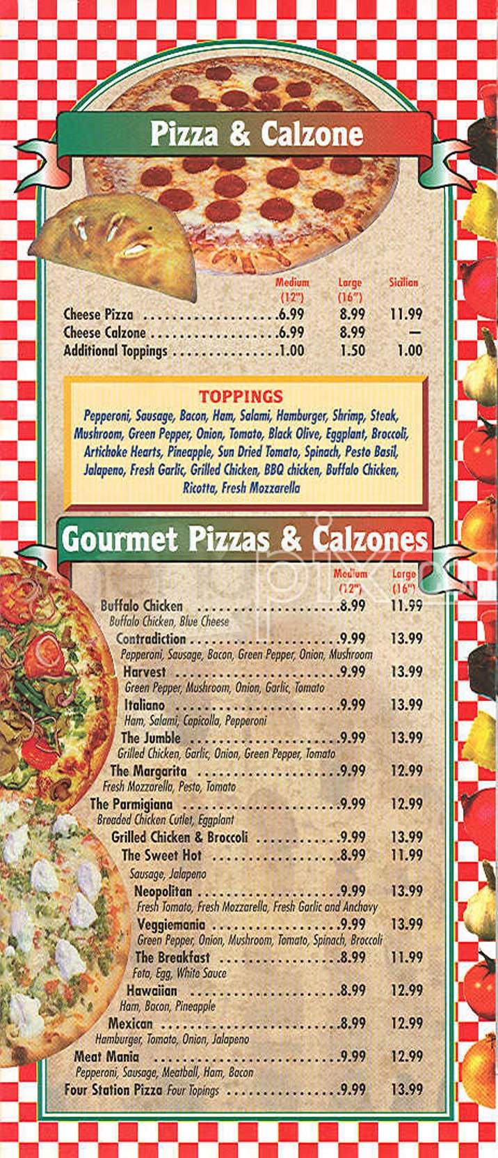 Menu of Inbound Pizza in Allston, MA 02134