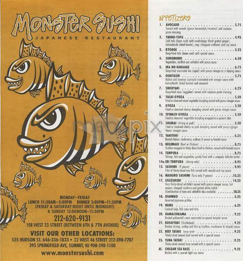 /302127/Monster-Sushi-New-York-NY - New York, NY