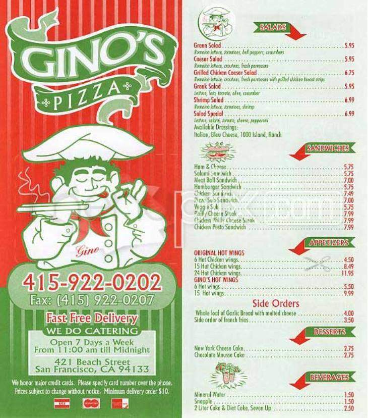 /4800765/Ginos-Pizza-and-Spaghetti-House-Lavalette-WV - Lavalette, WV