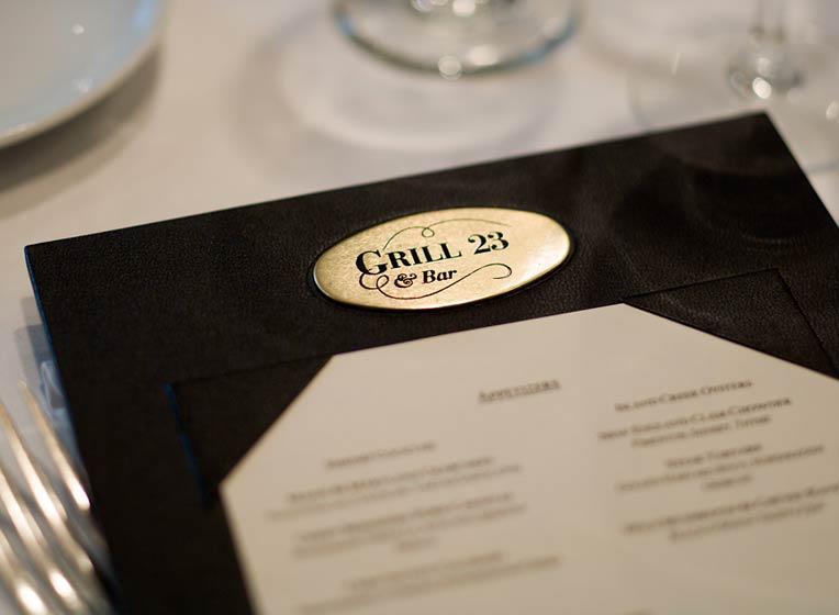 Online Menu of Grill 23 & Bar, Boston, MA